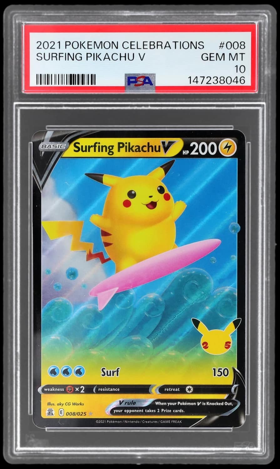 Surfing Pikachu V
