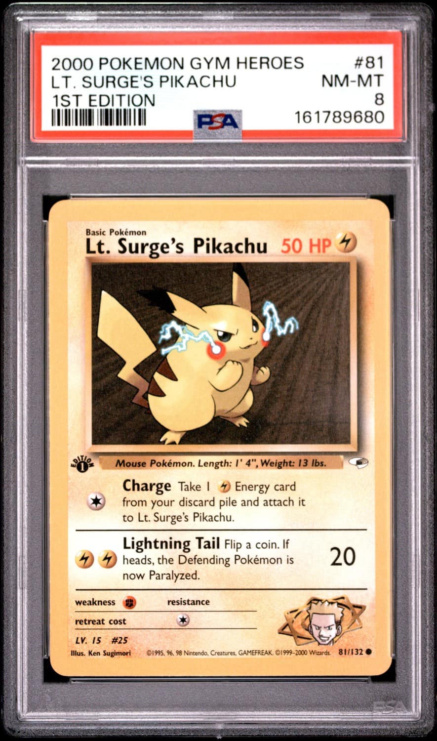 Lt. Surge'S Pikachu