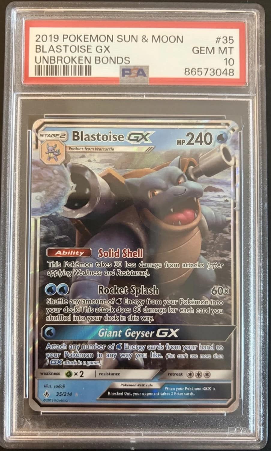 Blastoise Gx