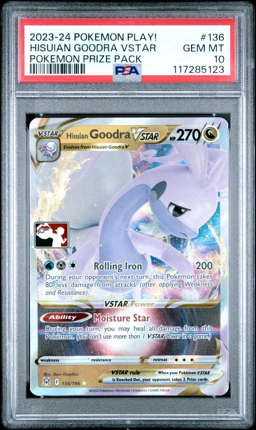 Hisuian Goodra Vstar