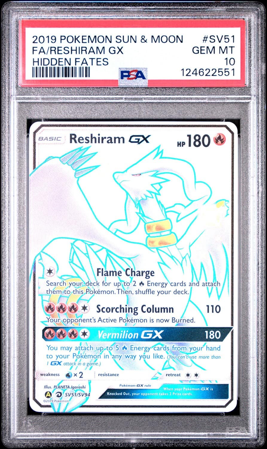 Reshiram Gx