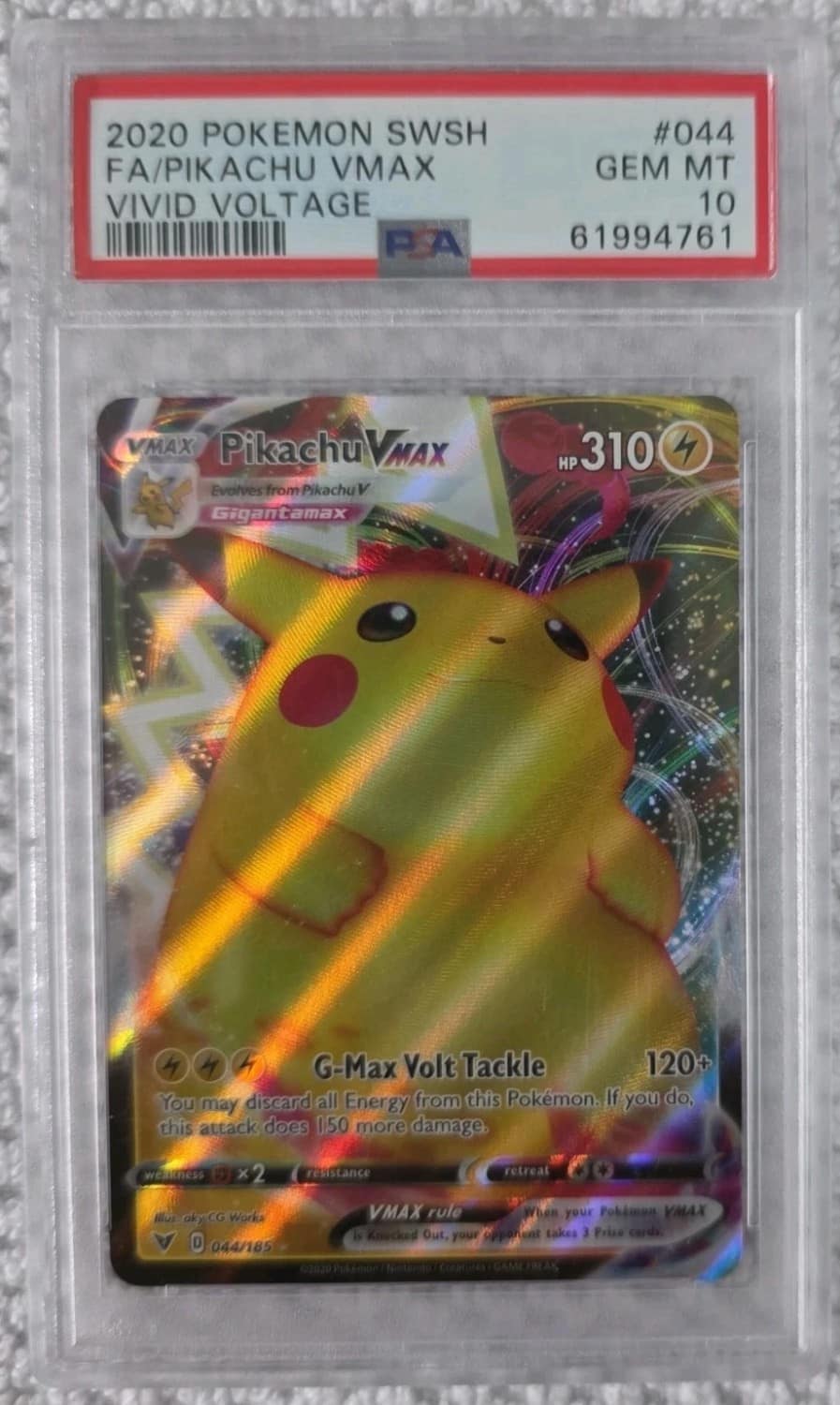 Pikachu Vmax