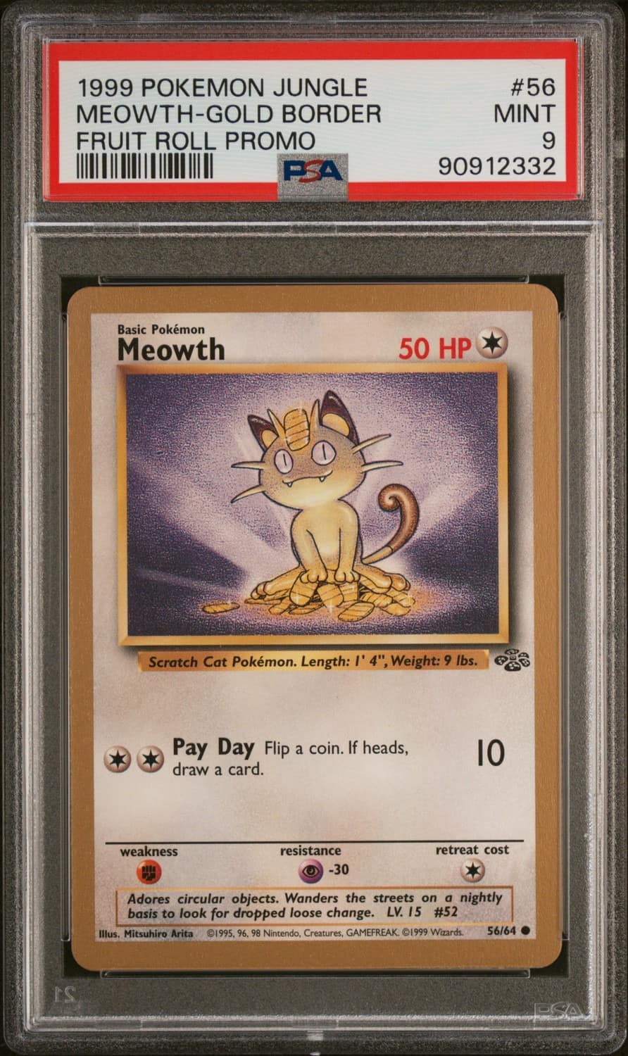 Meowth-Gold Border