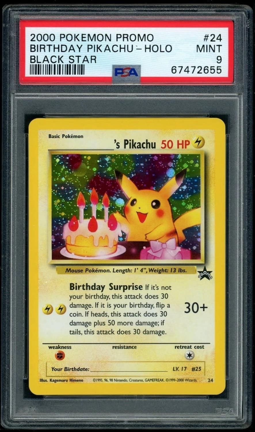 Birthday Pikachu