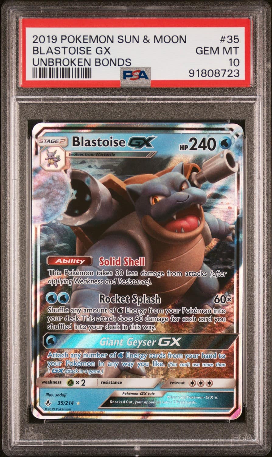 Blastoise Gx