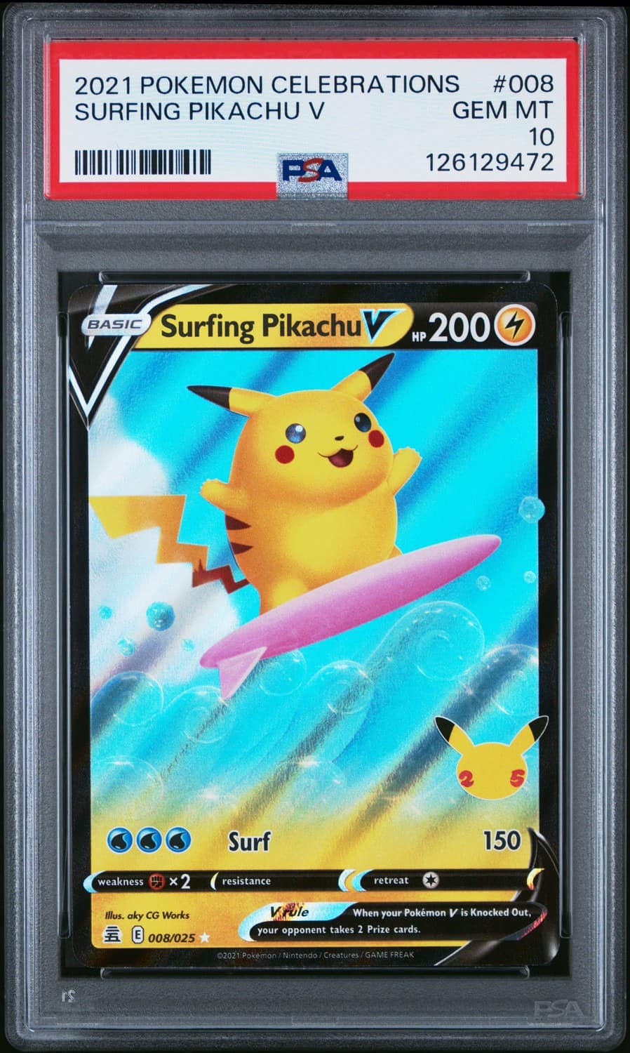 Surfing Pikachu V