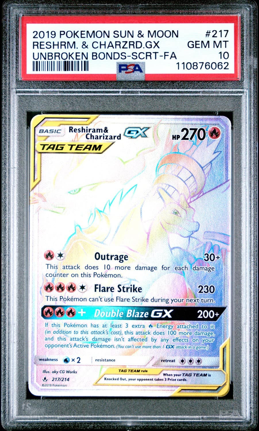 Reshiram & Charizard Gx