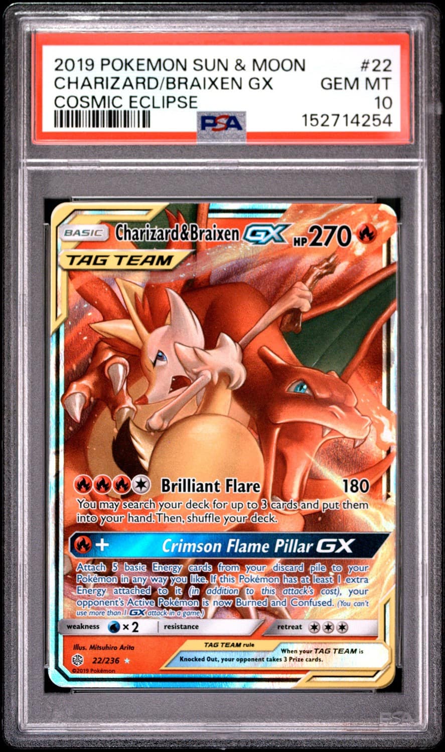 Charizard/braixen Gx