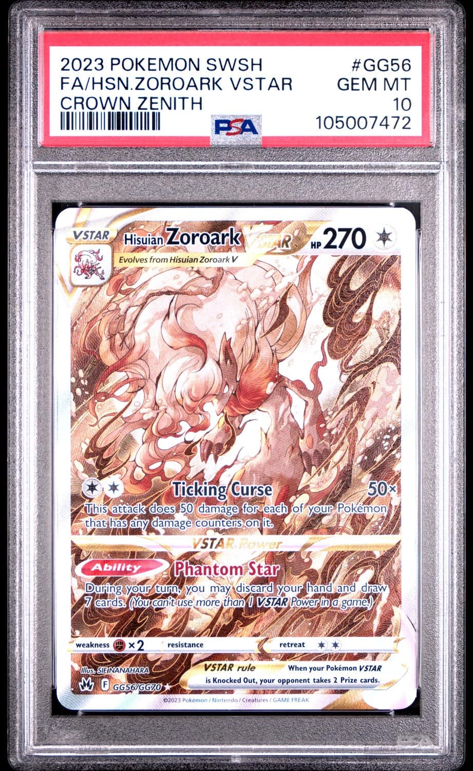 Hisuian Zoroark Vstar