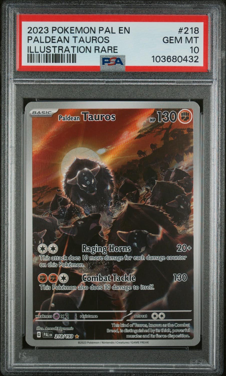 Paldean Tauros