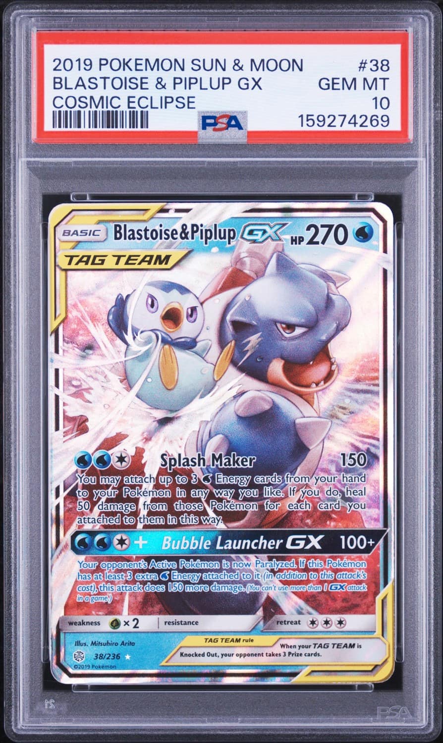 Blastoise & Piplup Gx