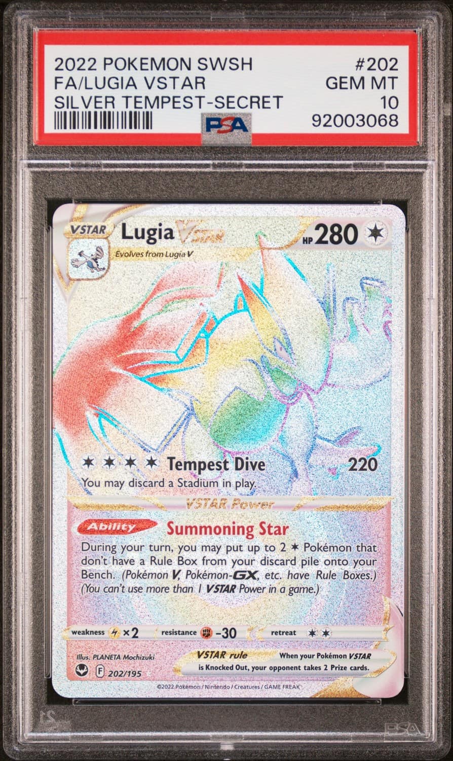 Lugia Vstar
