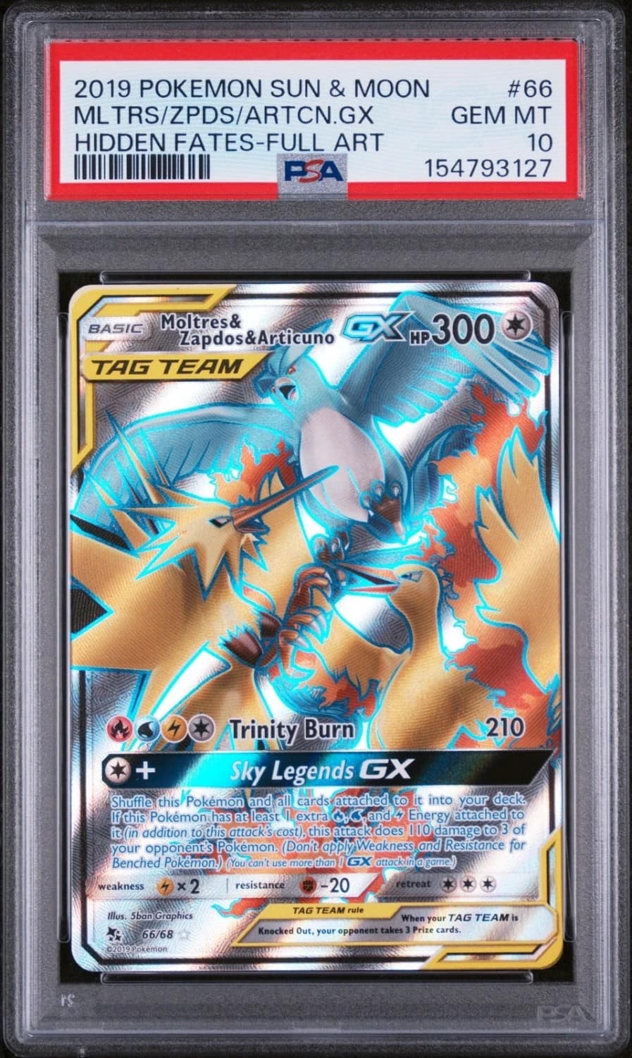 Moltres & Zapdos & Articuno Gx