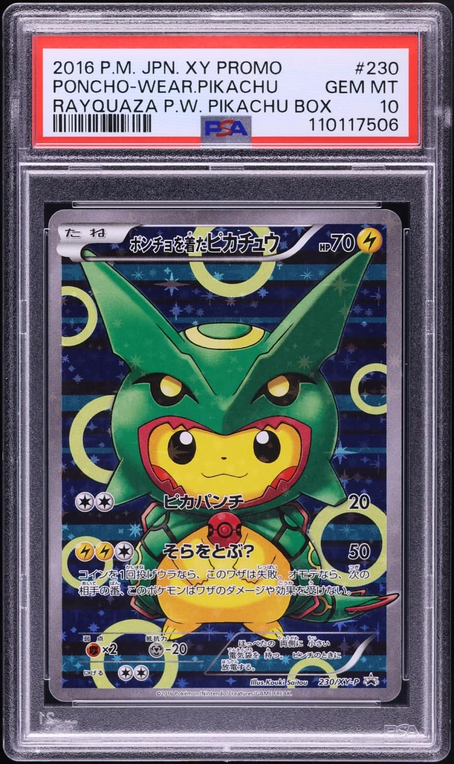 Poncho-Wearing Pikachu