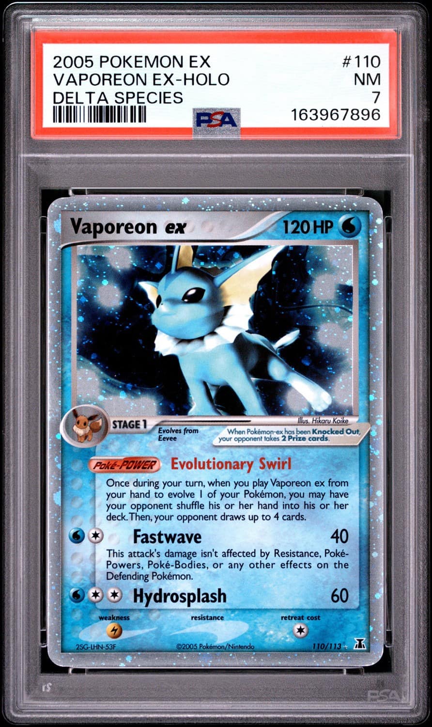 Vaporeon Ex