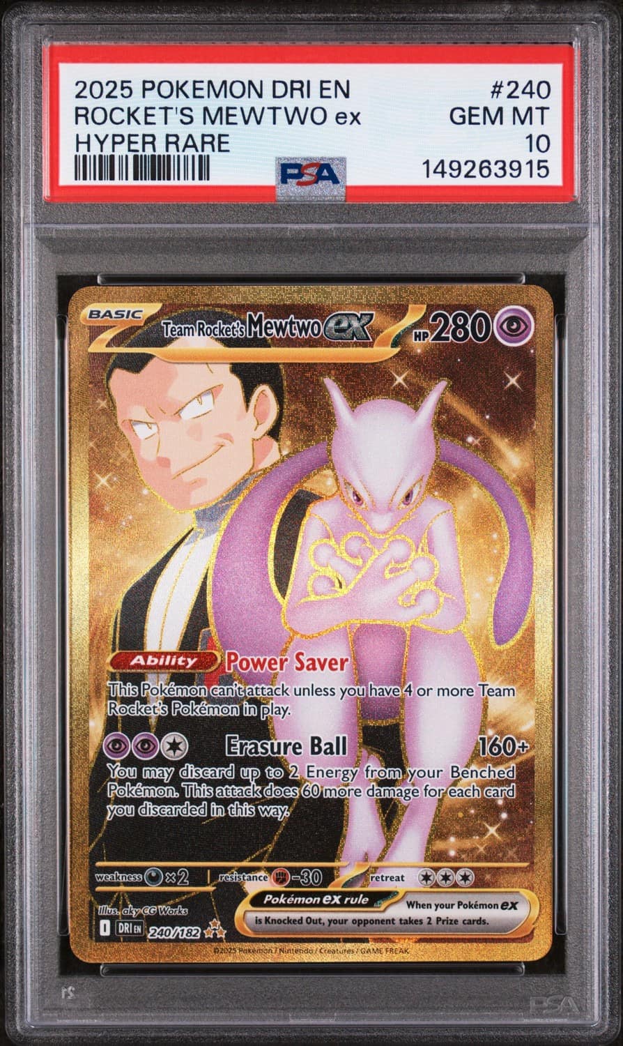 Rocket'S Mewtwo Ex