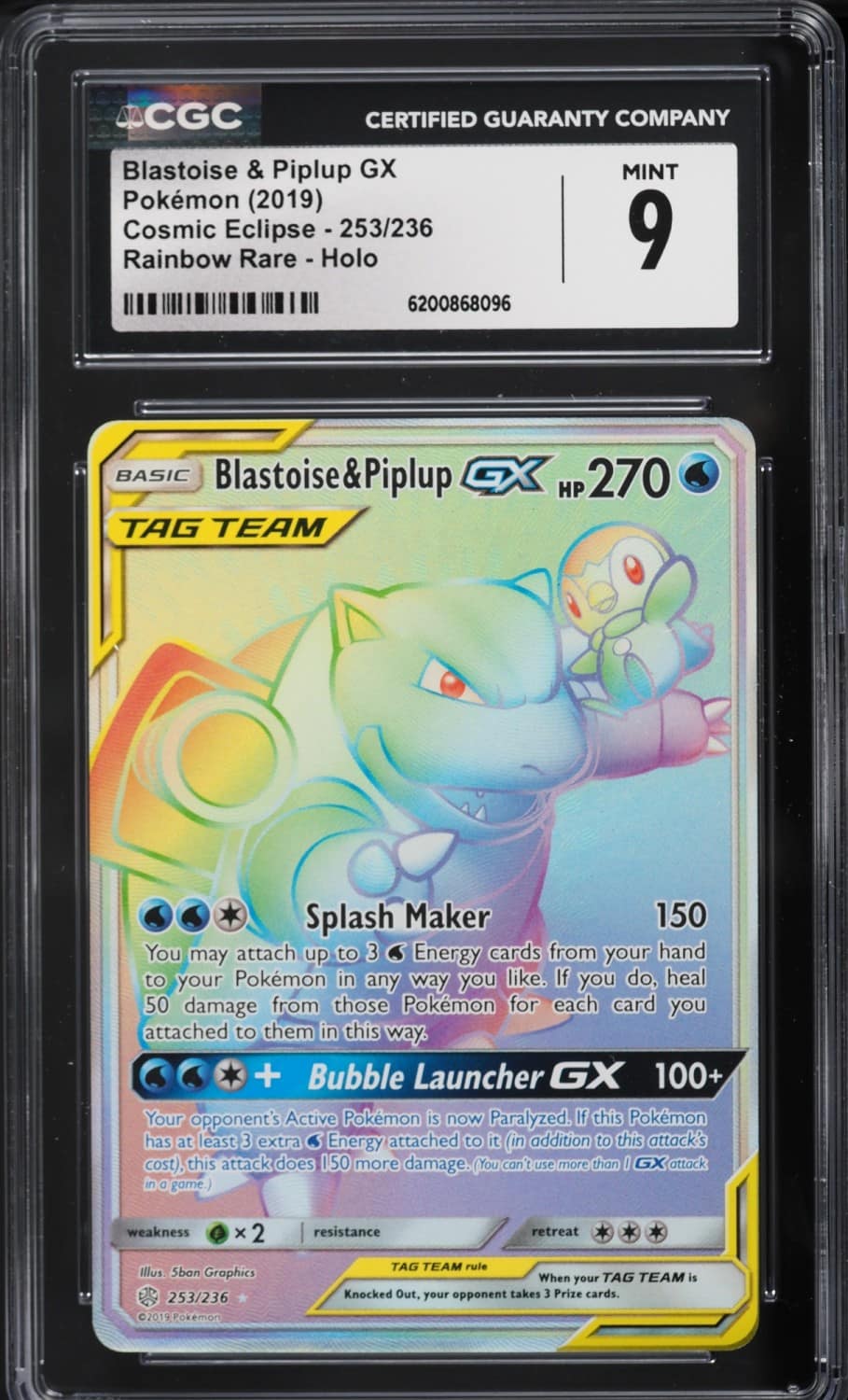 Blastoise & Piplup Gx