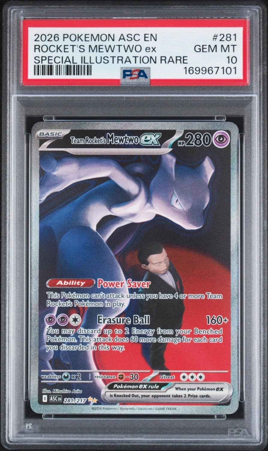 Rocket'S Mewtwo Ex