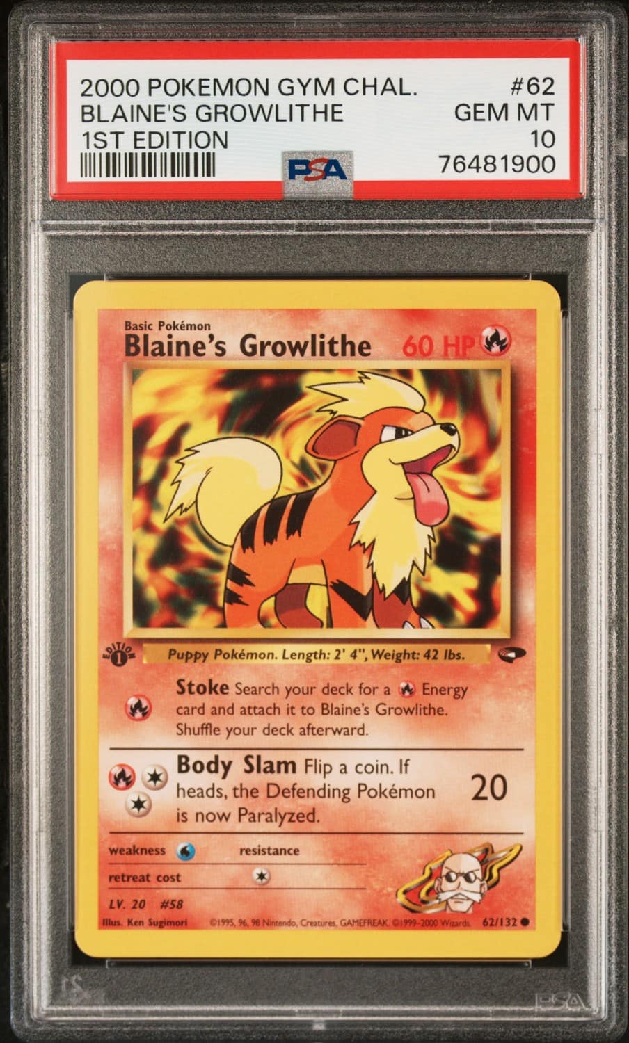Blaine'S Growlithe