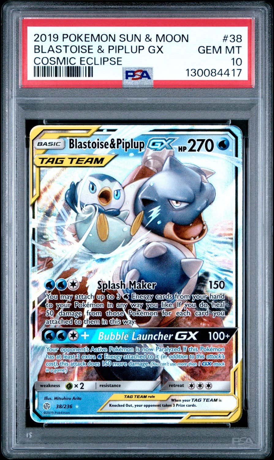 Blastoise & Piplup Gx