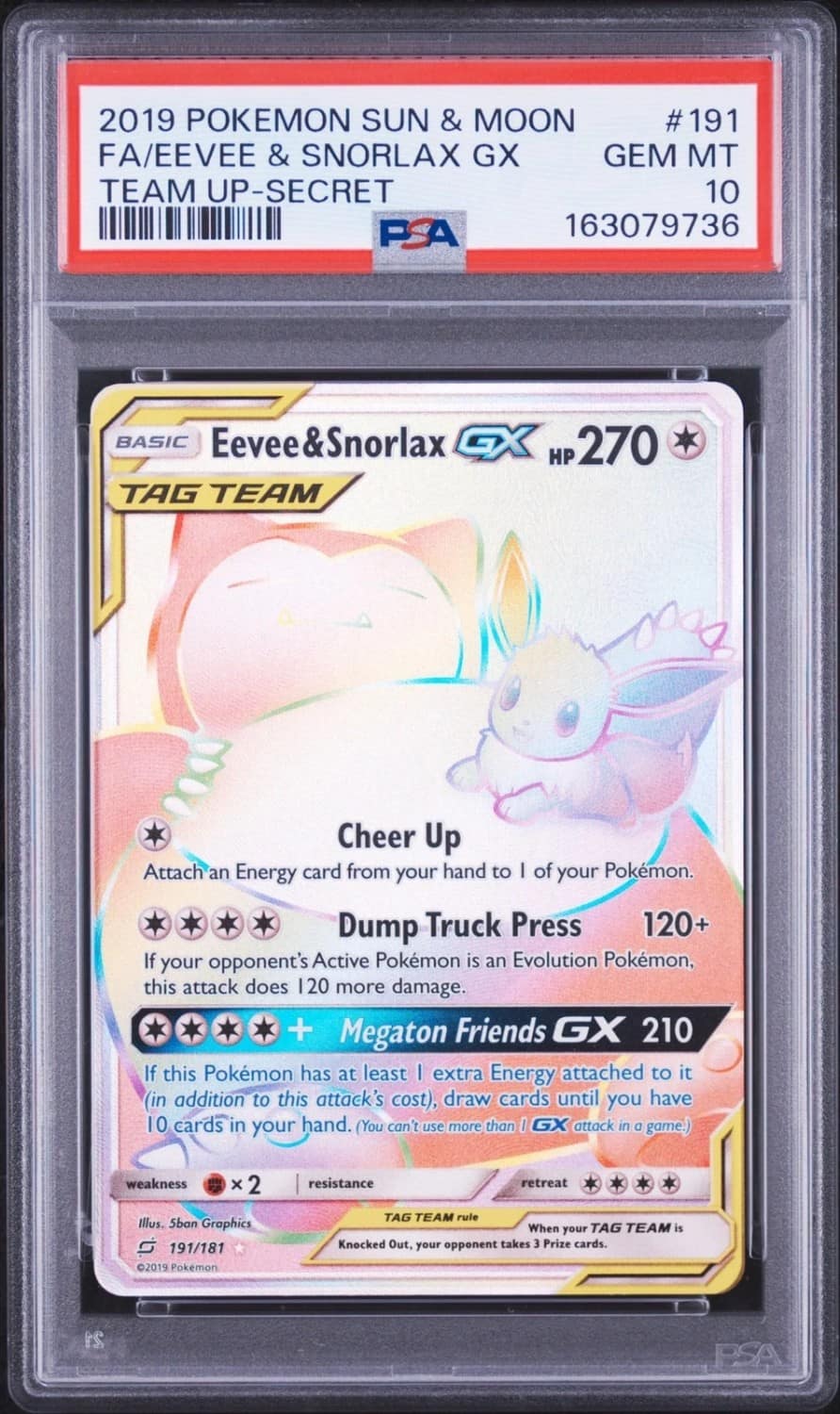 Eevee & Snorlax Gx