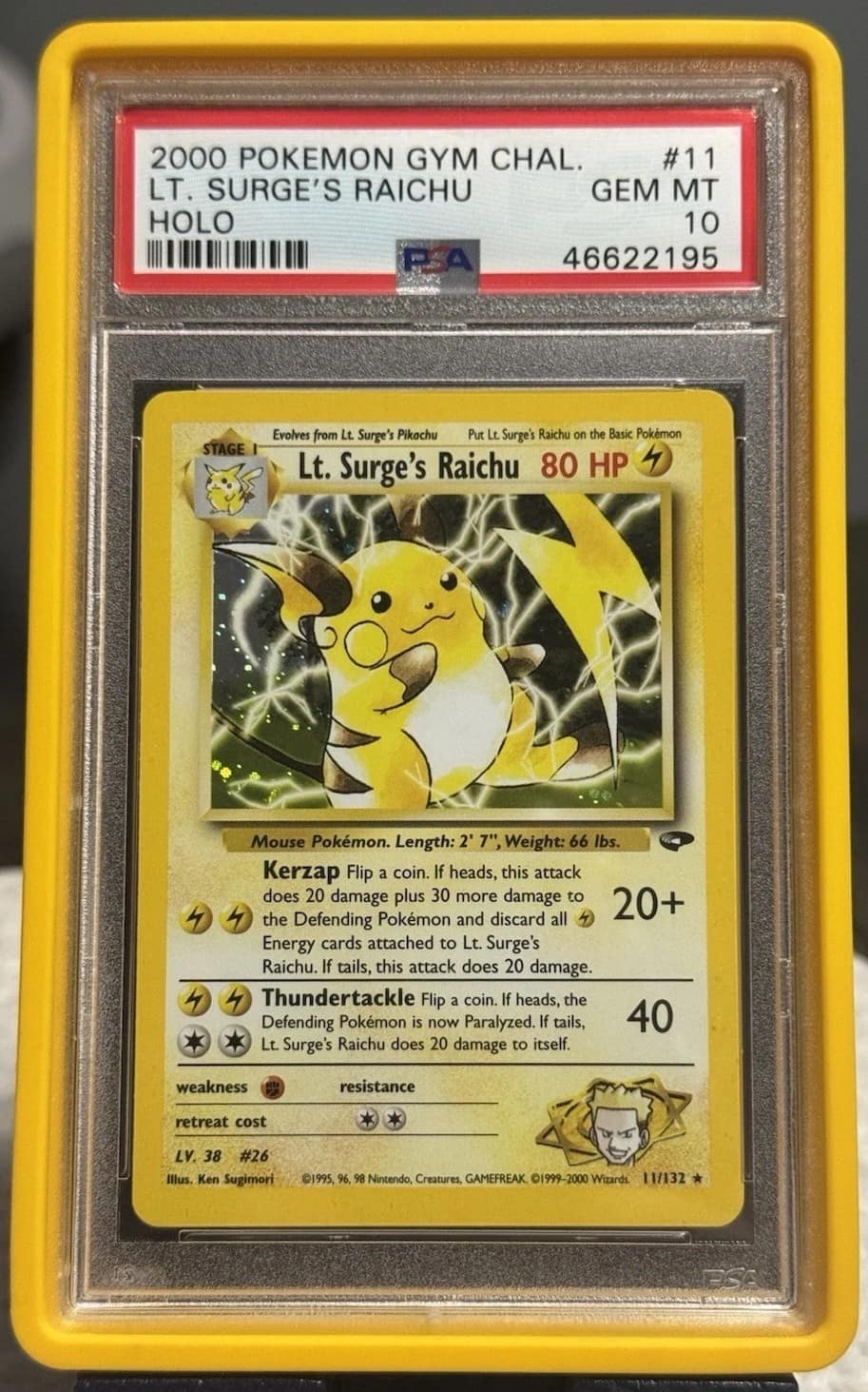 Lt. Surge'S Raichu
