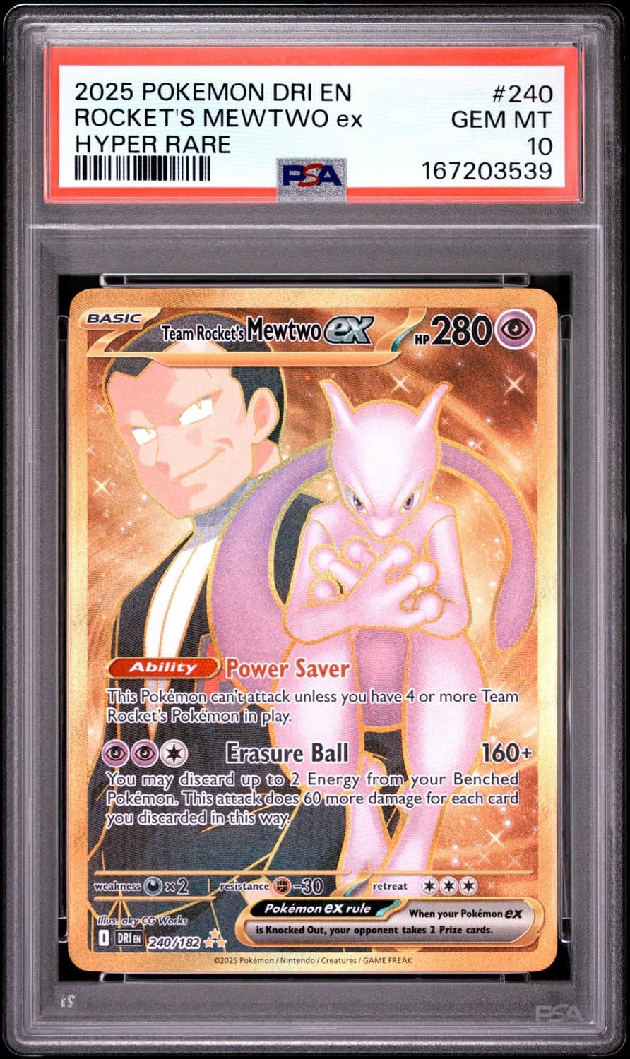 Rocket'S Mewtwo Ex