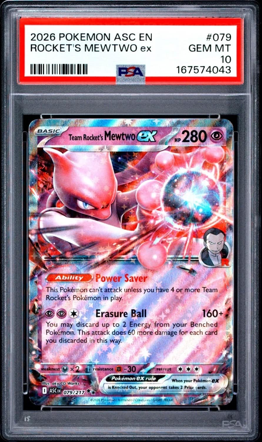 Rocket'S Mewtwo Ex