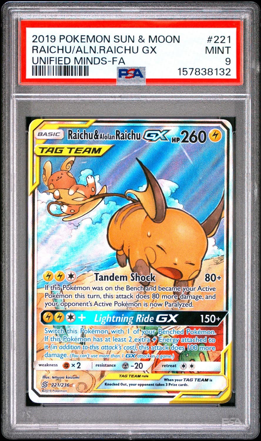 Raichu & Alolan Raichu Gx