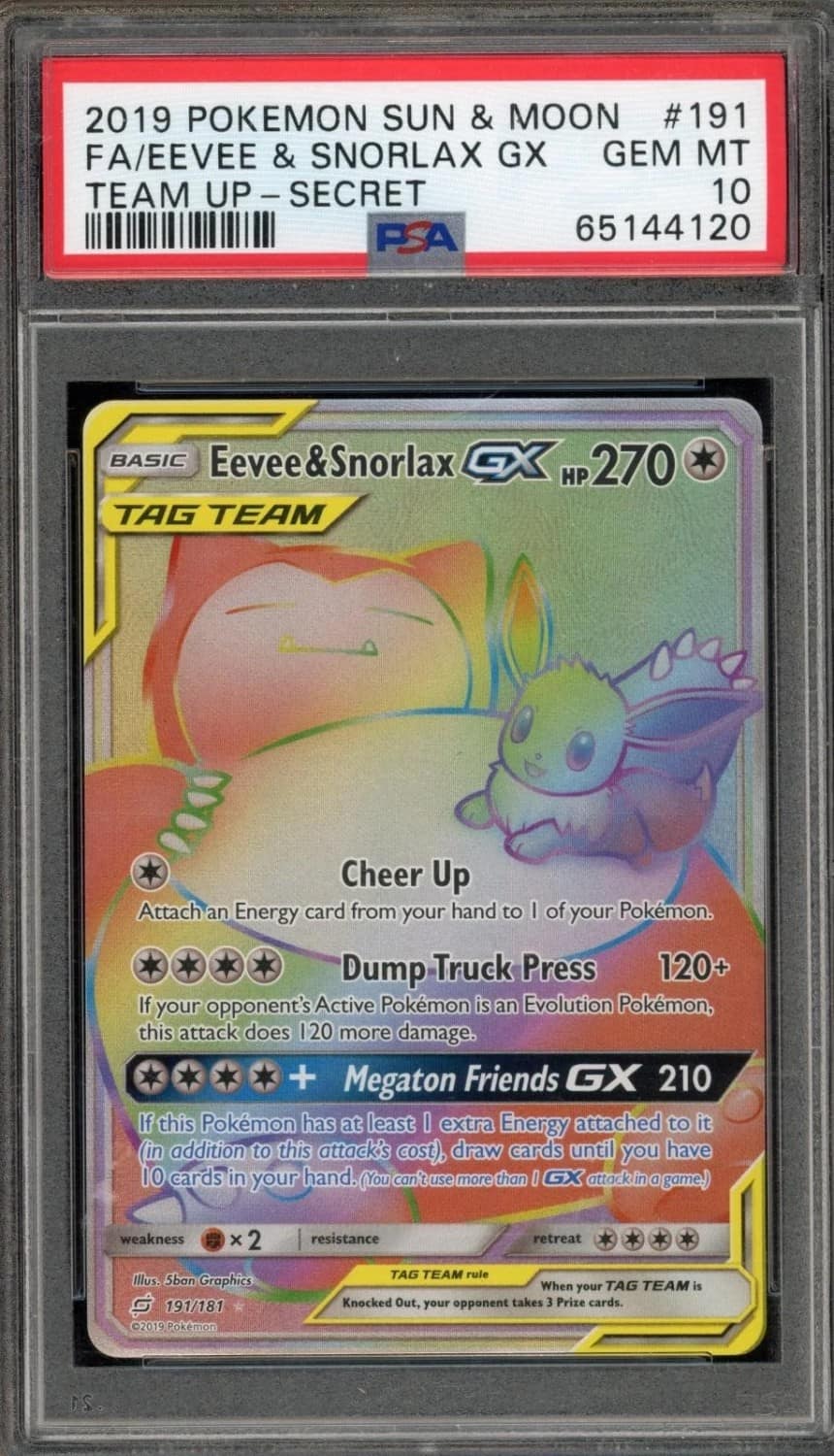 Eevee & Snorlax Gx