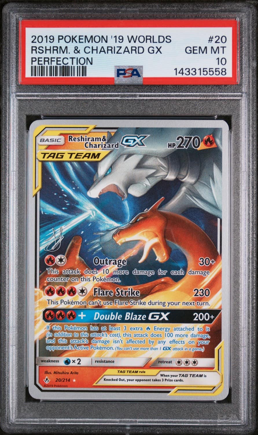 Reshiram & Charizard Gx