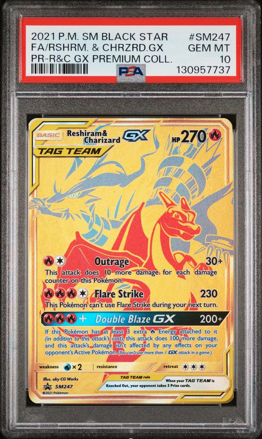 Reshiram & Charizard Gx