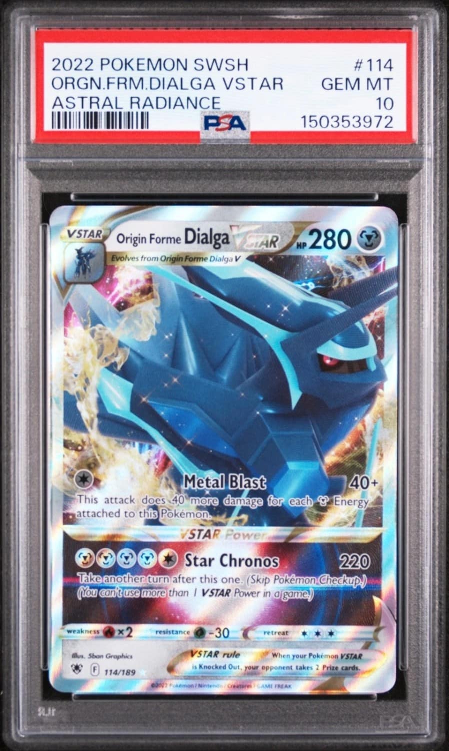 Origin Forme Dialga Vstar