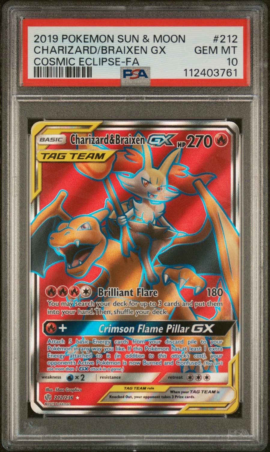 Charizard/braixen Gx