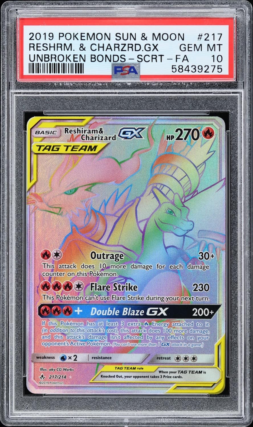 Reshiram & Charizard Gx