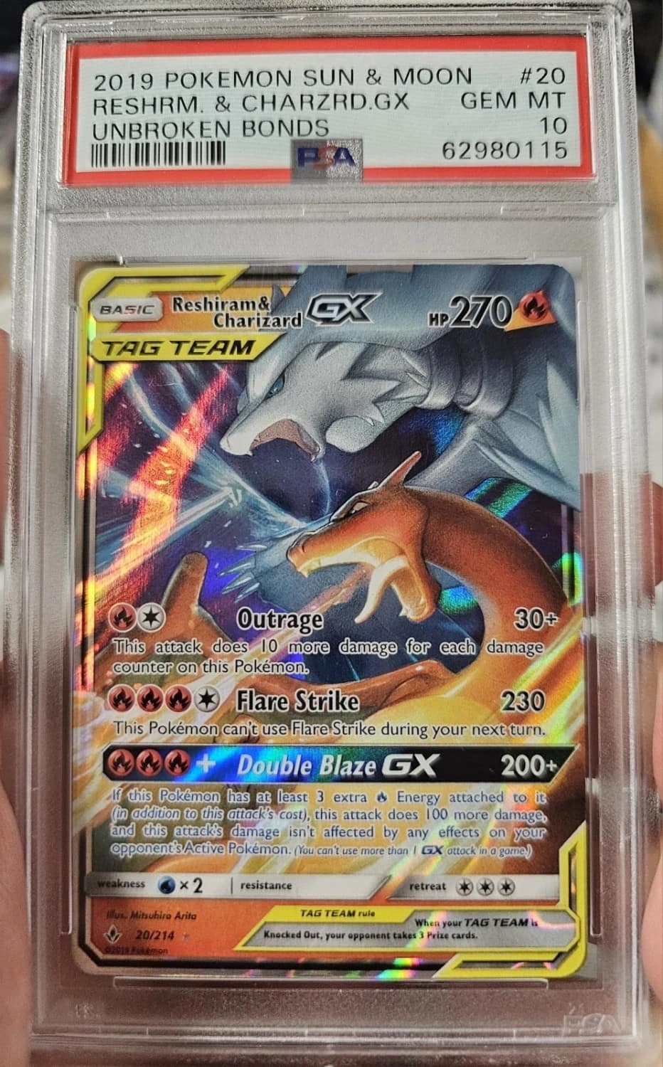 Reshiram & Charizard Gx