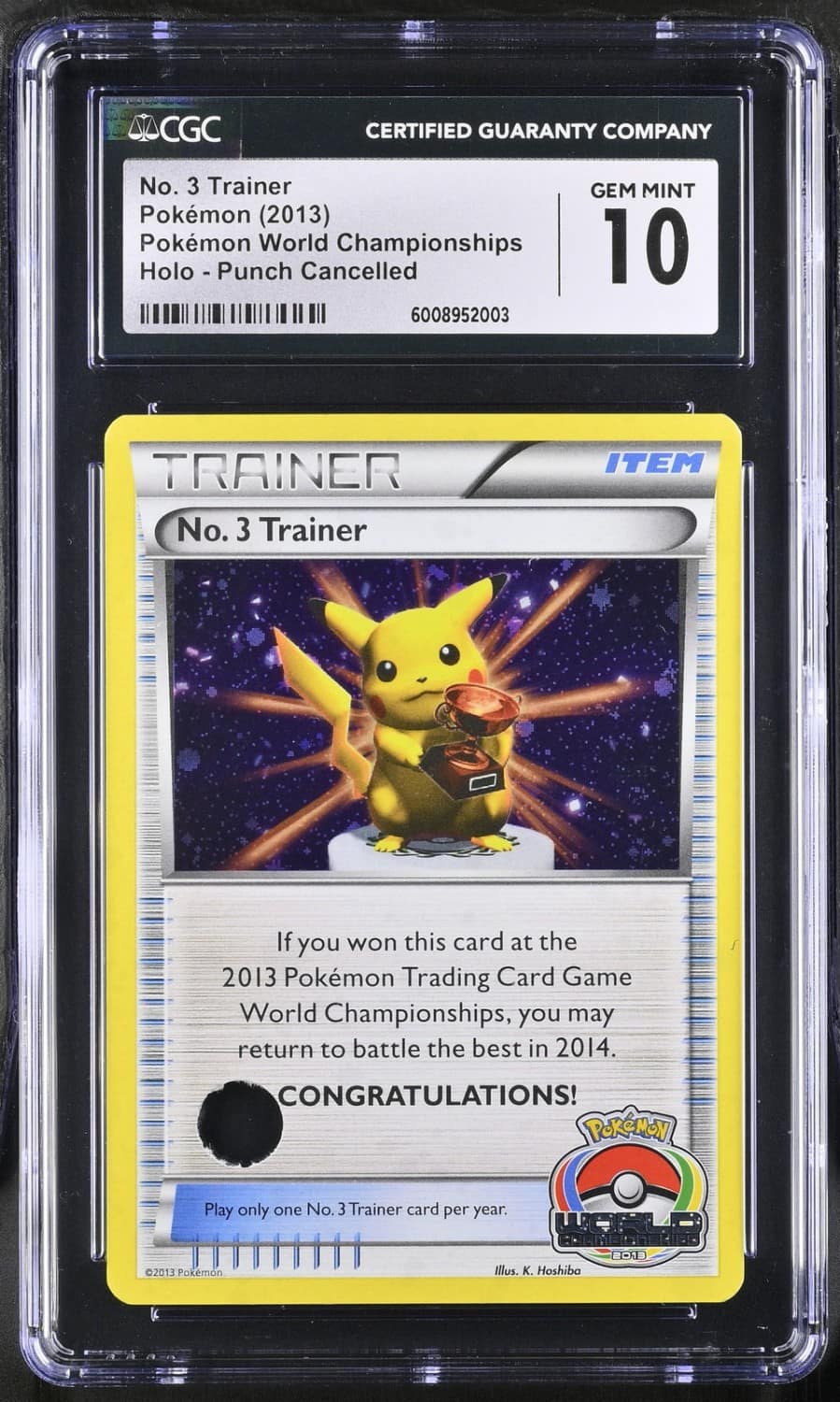 No. 3 Trainer