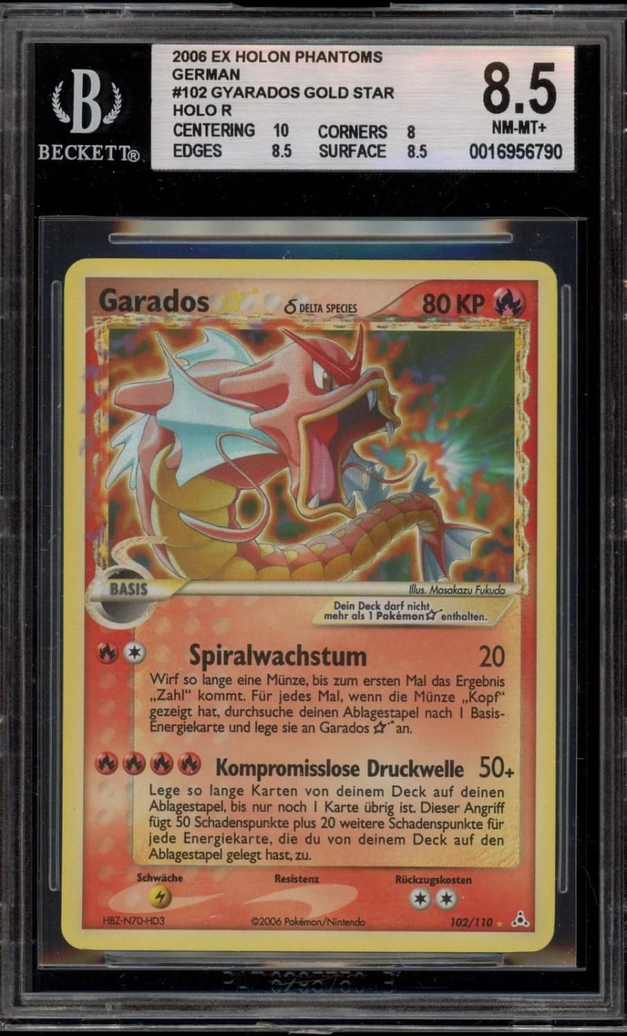 Gyarados Gold Star Holo R