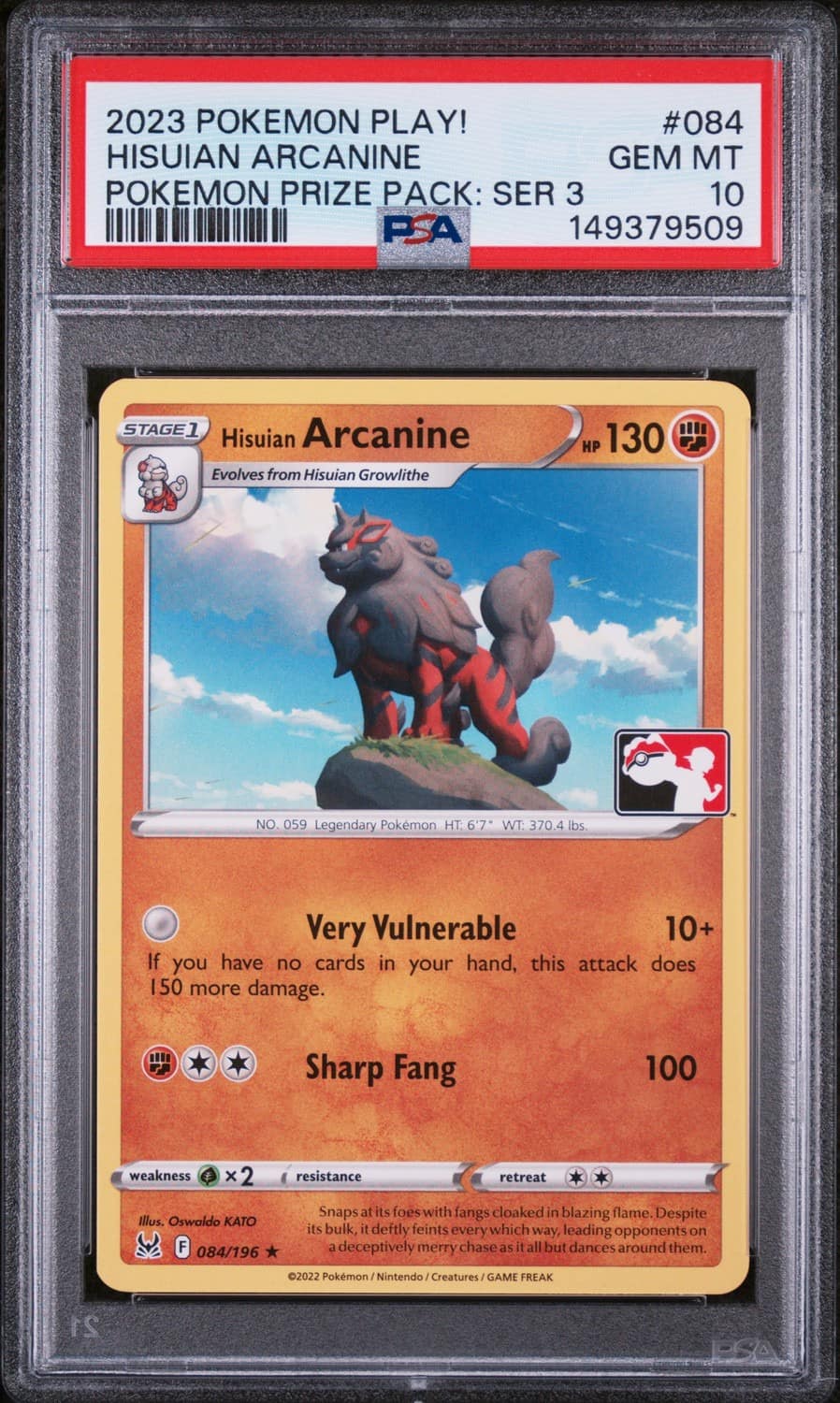 Hisuian Arcanine