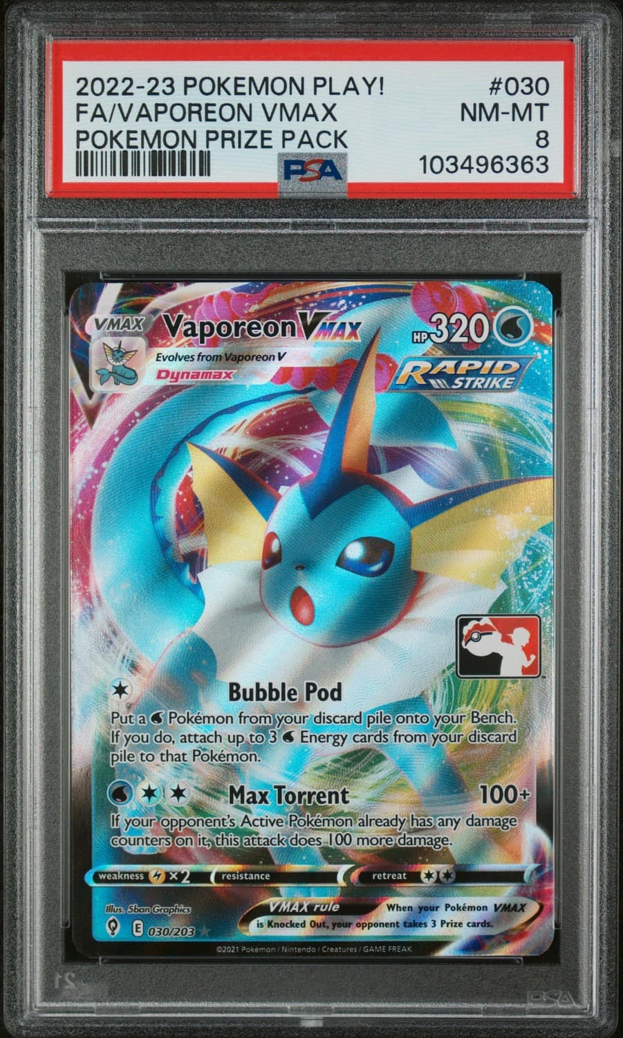 Vaporeon Vmax