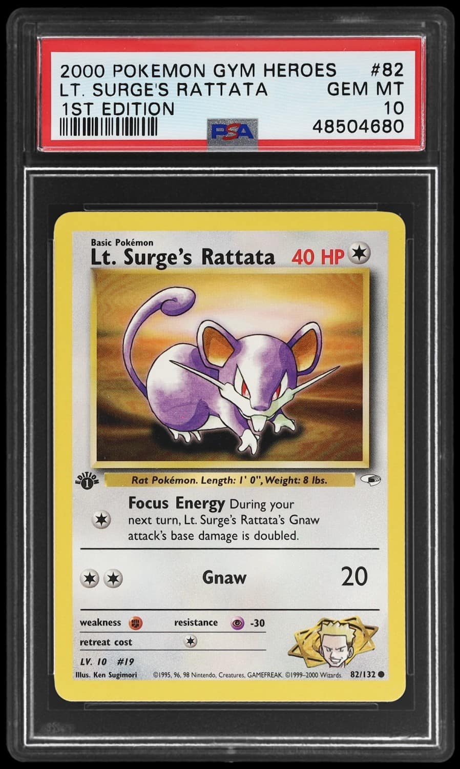 Lt. Surge'S Rattata