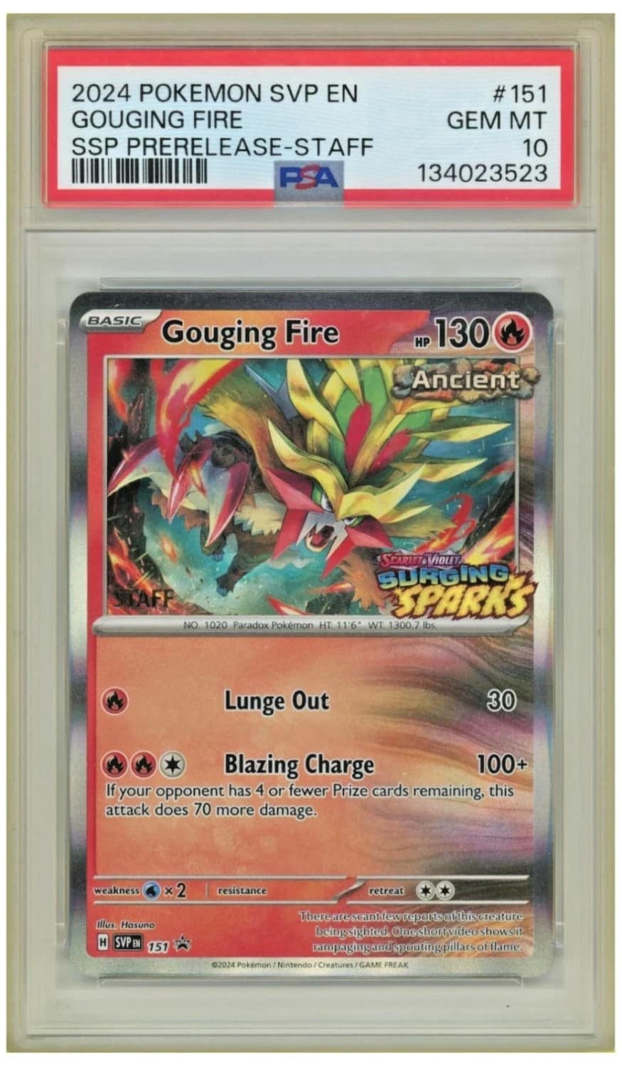 Gouging Fire