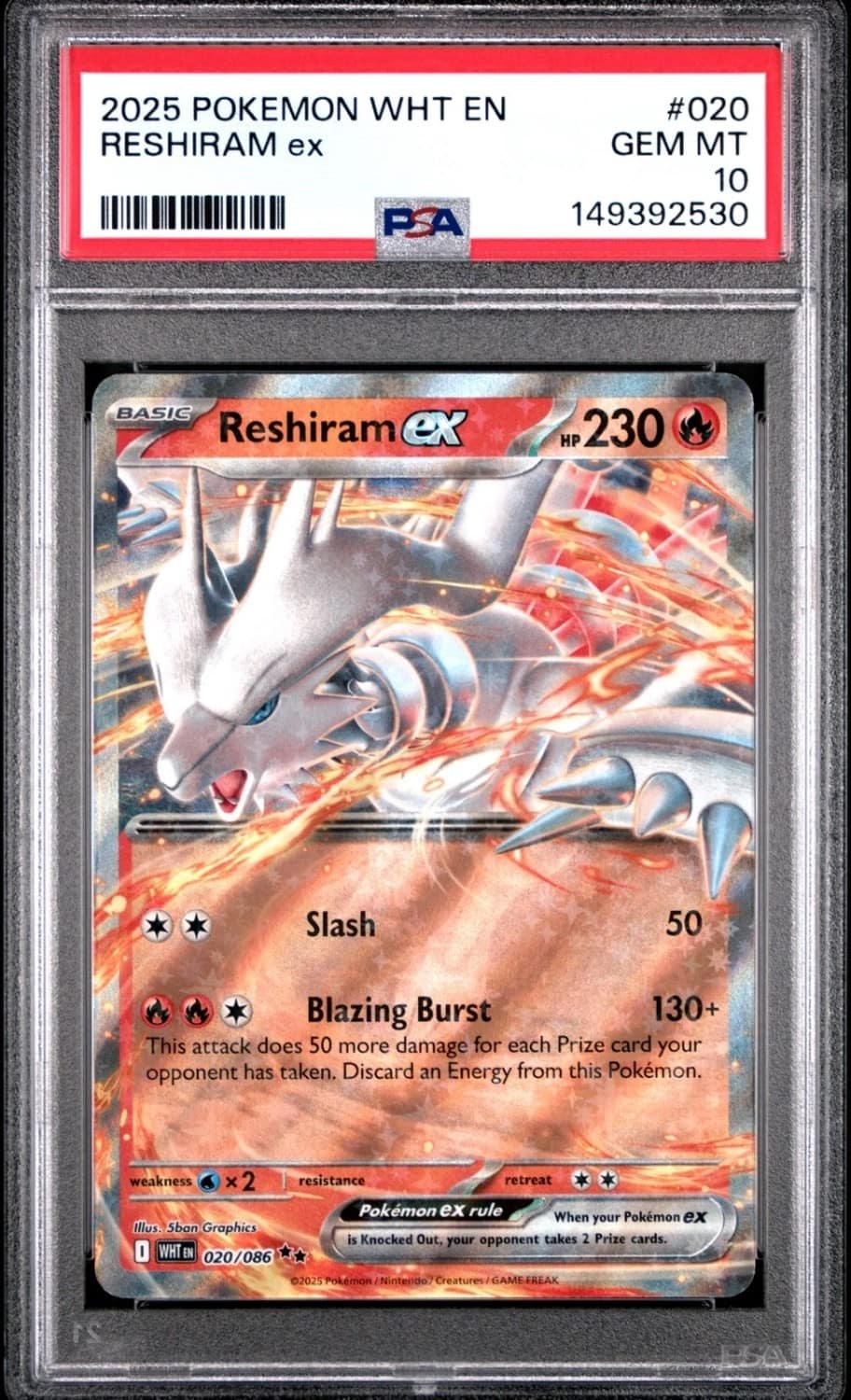 Reshiram Ex