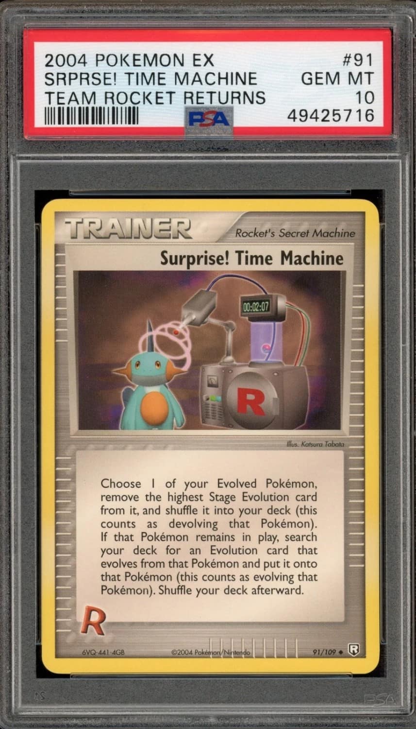 Surprise! Time Machine