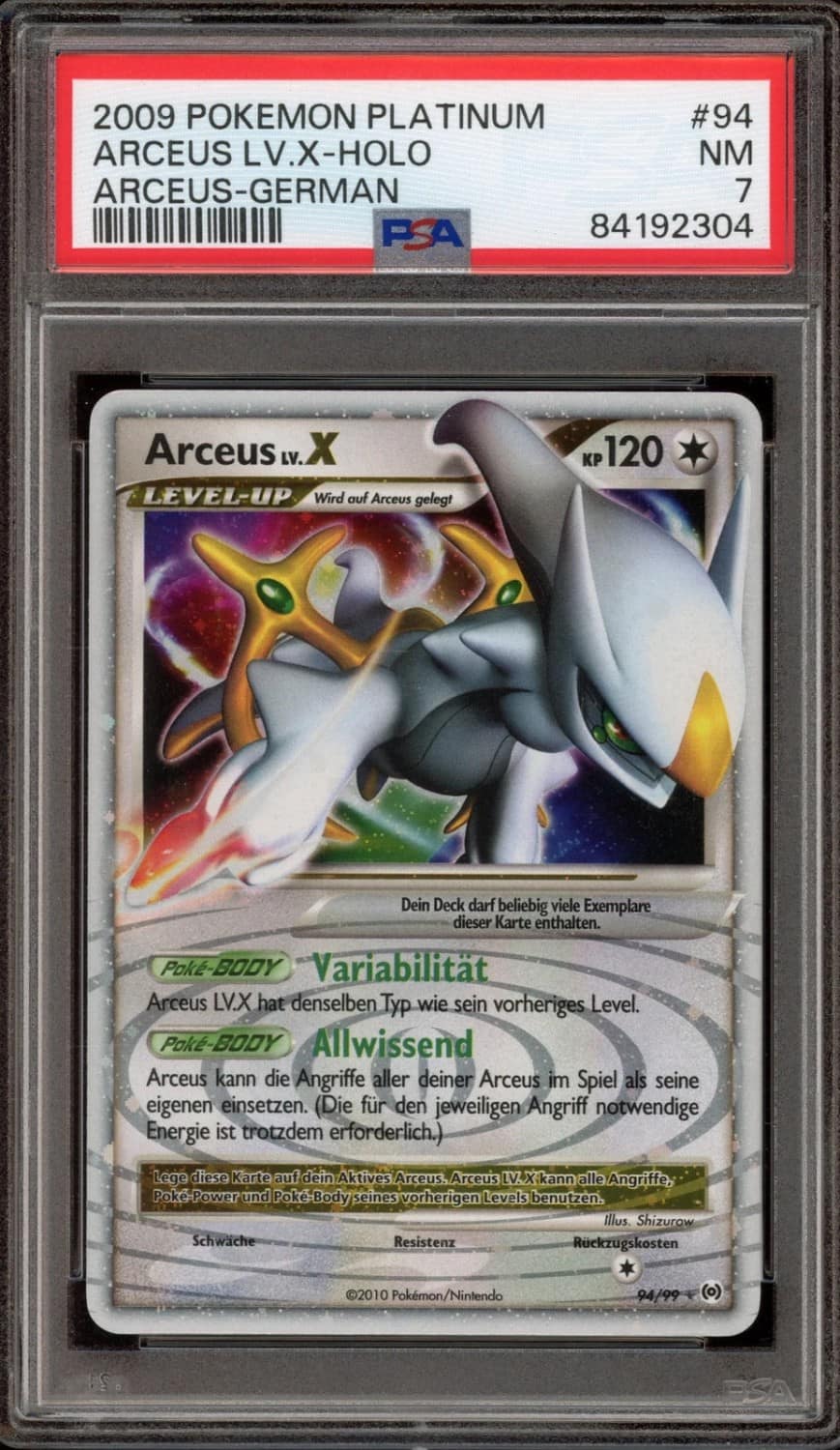 Arceus Lv.x-Holo