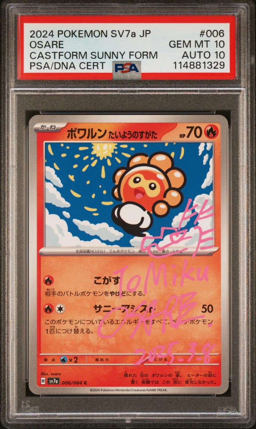 Castform Sunny Form