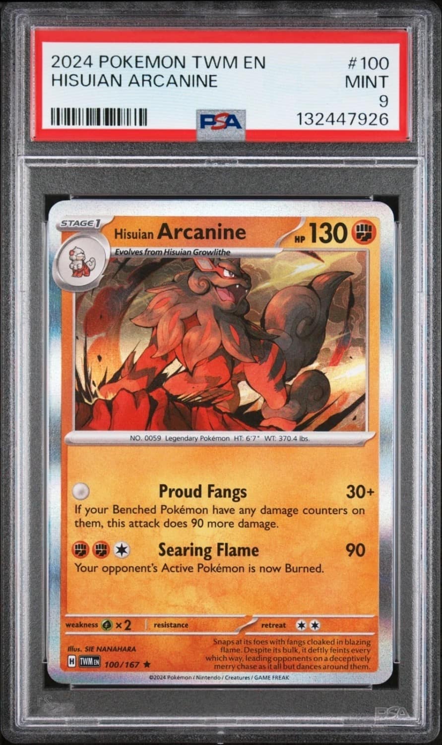 Hisuian Arcanine