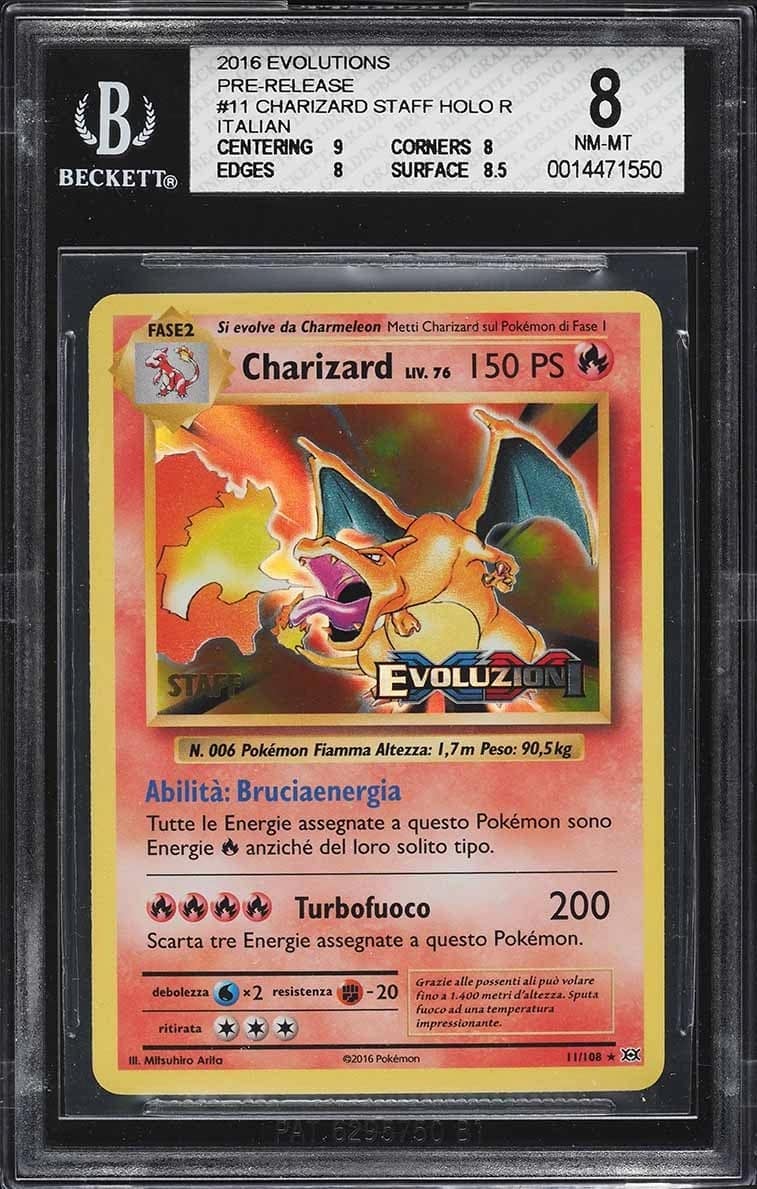 Charizard Staff Holo R