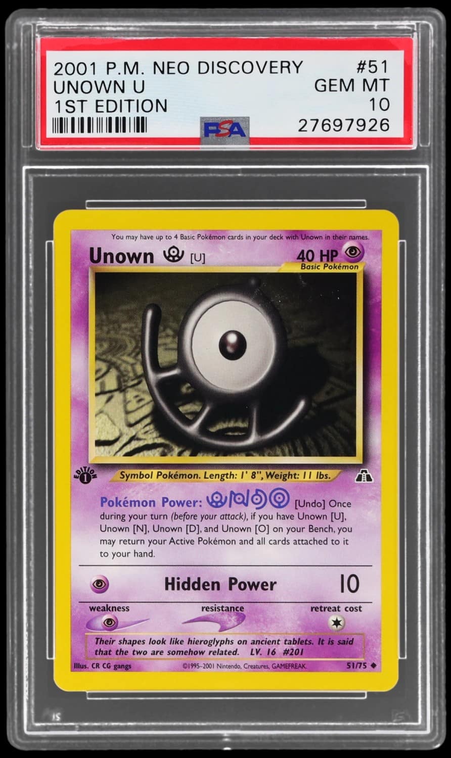 Unown U