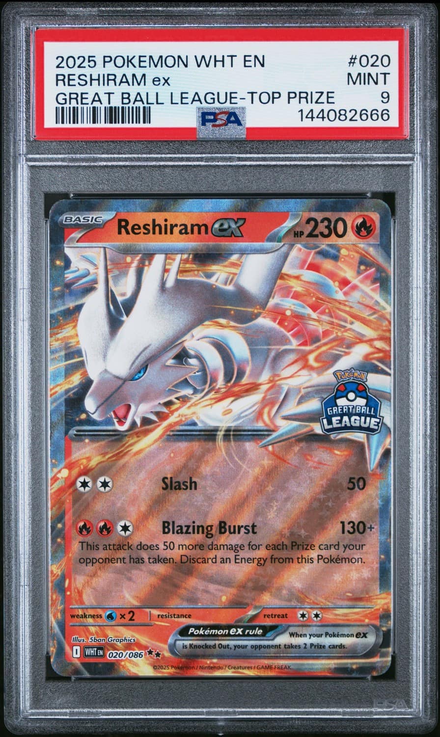 Reshiram Ex